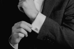 Black,And,White,Photo,Of,Male,Hands.,Handsome,Groom,Dressed
